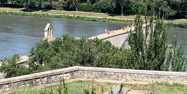 Avignon. France 2024.  Culture/Nature and Global Studies. Topic: On the Bridge of Avignon in Urban Landscape and Traditions in France and Brazil Photo ©A.A.Bispo