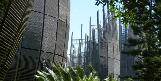 Tjibaou Cultural Center. Noumeia. New Caledonia 2012. Culture/Nature. Photo A.A.Bispo©