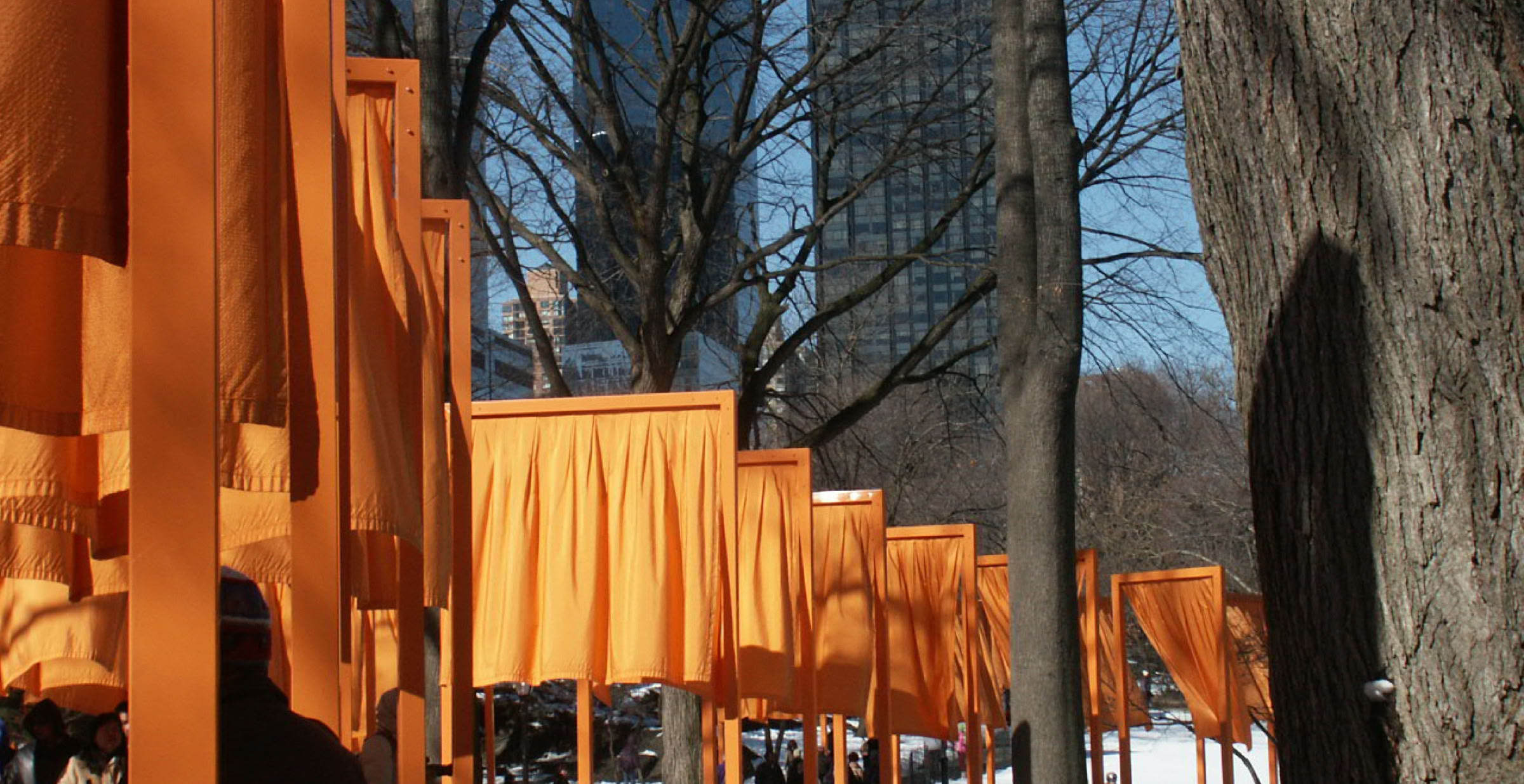 New York. The Gates, Central Park from Christo and Jeanne Claude