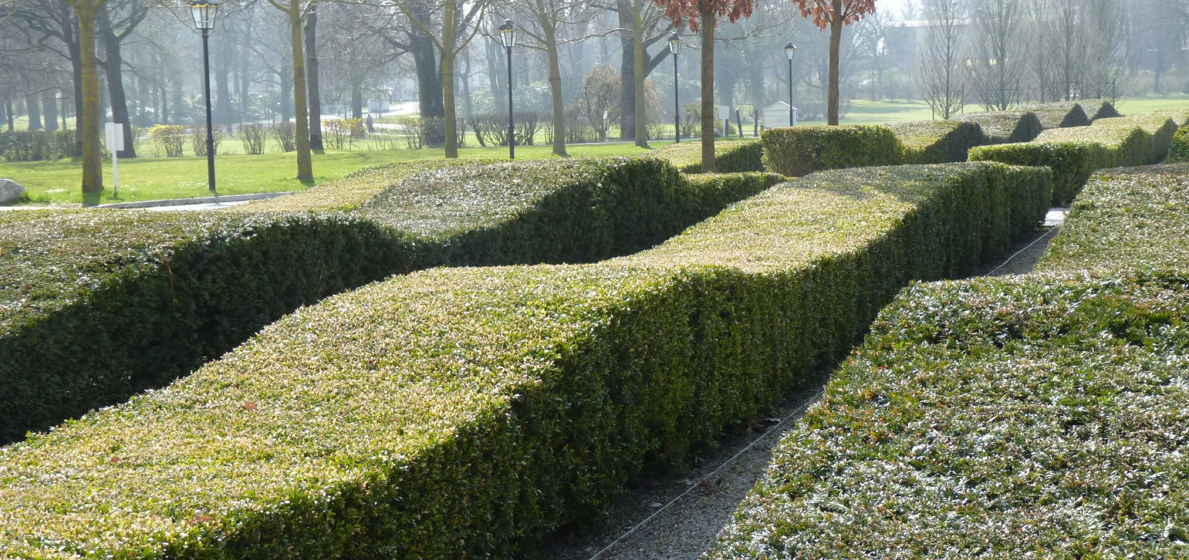 Bad Driburgf. Germany 2014. Culture/Nature - Global Studies. Topic: Gardening and Landscaping.  Topic: Garden design and architecture in cultural processes