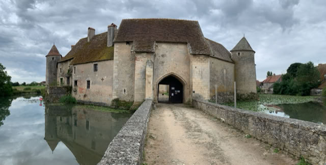 Sagonne, Cher in the Centre-Val de Loire region. France 2024. Culture/Nature - Global Studies. Topic: Medieval architecture, village life and landscape  