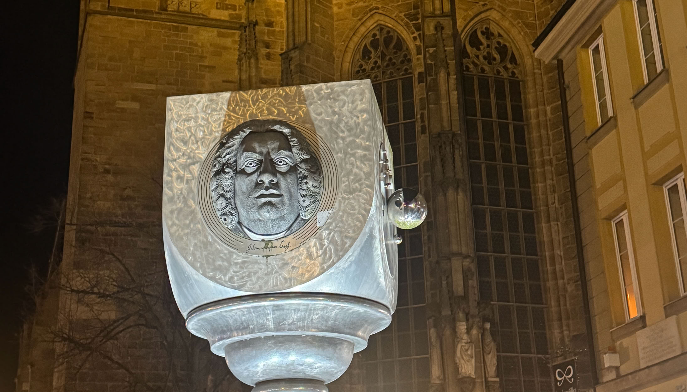 Bach Column in Ansbach, Bavaria  