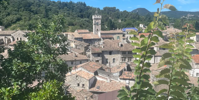 Viviers. France 2024. Culture/Nature - Global Studies. The Ardèche in architectural studies in its relationship to the landscape.Photo ©A.A.Bispo